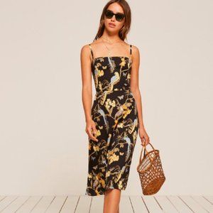 Reformation Afternoon Dress Aviary Print size 2
